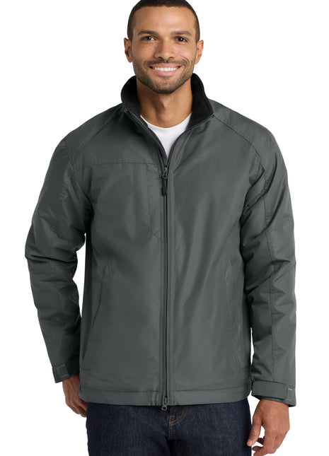 Port Authority® Challenger™ II Jacket. J354 - Steel Grey/ True Black | Port Authority
