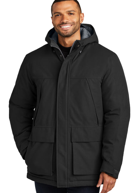 Port Authority® Latitude Waterproof Heavyweight Parka J363 - Deep Black | Port Authority