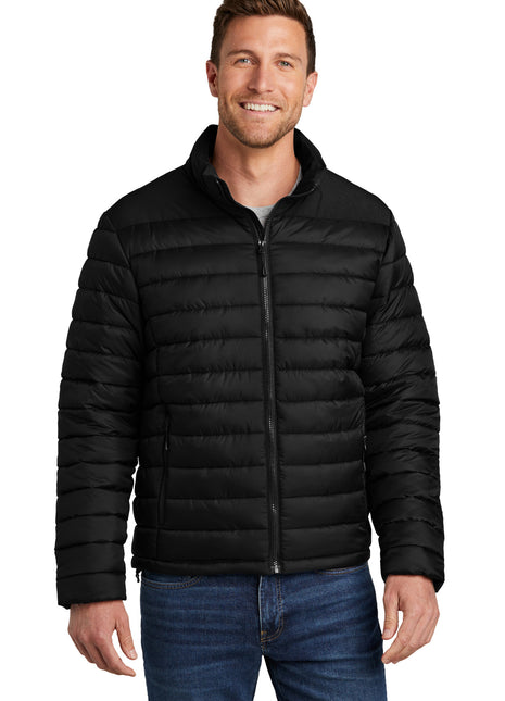 Port Authority® Horizon Puffy Jacket J364 - Deep Black | Port Authority