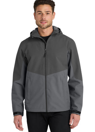 Port Authority ® Tech Rain Jacket J406 - Storm Grey/ Shadow Grey | Port Authority