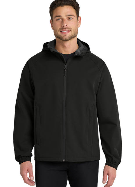 Port Authority ® Essential Rain Jacket J407 - Deep Black | Port Authority