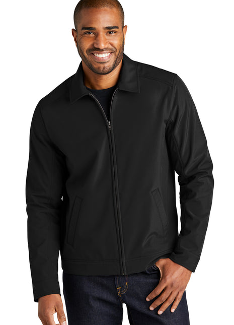 Port Authority® Mechanic Soft Shell Jacket J417 - Black | Port Authority
