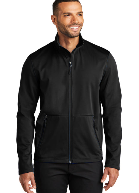 Port Authority® Flexshell Jacket J617 - Deep Black | Port Authority