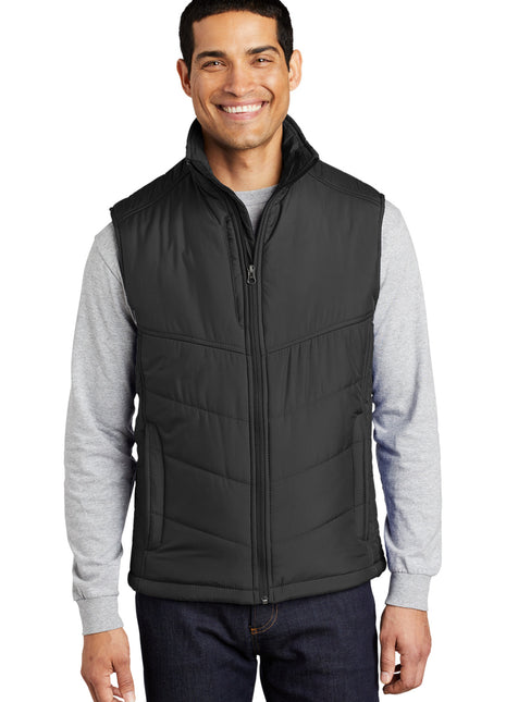 Port Authority® Puffy Vest. J709 - Black/ Black | Port Authority