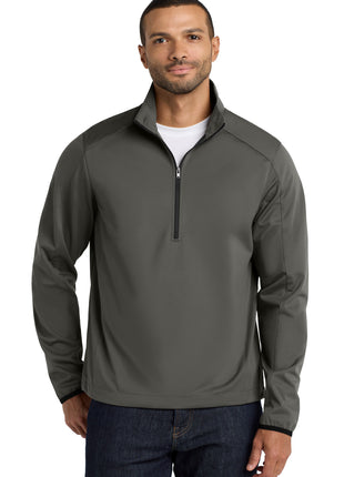 Port Authority® Active 1/2-Zip Soft Shell Jacket. J716 - Grey Steel | Port Authority