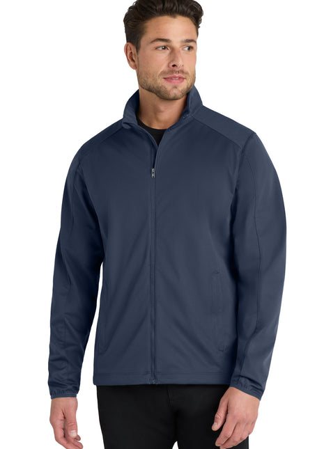 Port Authority® Active Soft Shell Jacket. J717 - Dress Blue Navy | Port Authority
