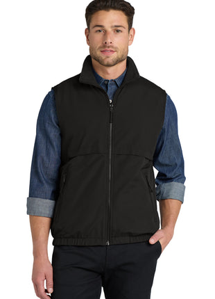 Port Authority® Reversible Charger Vest. J7490 - True Black | Port Authority
