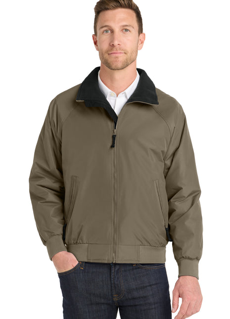 Port Authority® Challenger™ Jacket. J754 - Khaki/ True Black | Port Authority