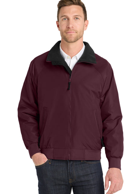 Port Authority® Challenger™ Jacket. J754 - Maroon/ True Black | Port Authority