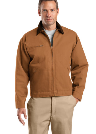 CornerStone® Tall Duck Cloth Work Jacket. TLJ763 - Duck Brown | CornerStone