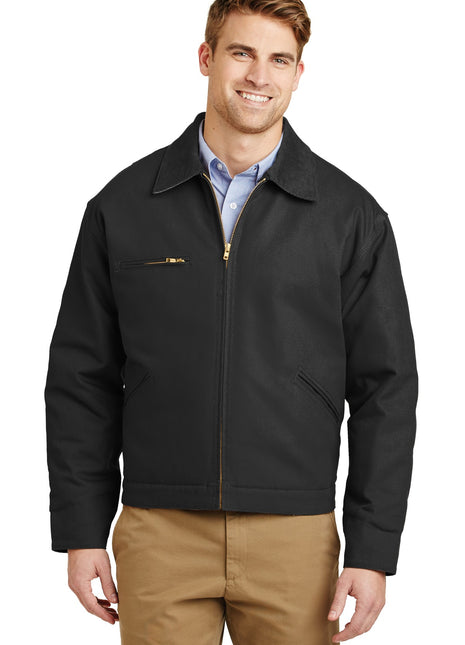 CornerStone® - Duck Cloth Work Jacket.  J763 - Black | CornerStone
