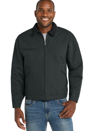 CornerStone® - Duck Cloth Work Jacket.  J763 - Charcoal | CornerStone