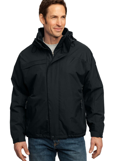 Port Authority® Tall Nootka Jacket. TLJ792 - Black/ Black | Port Authority