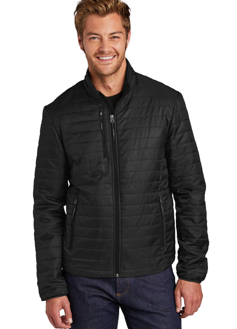 Port Authority ® Packable Puffy Jacket J850 - Deep Black | Port Authority
