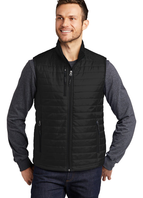 Port Authority ® Packable Puffy Vest J851 - Deep Black | Port Authority