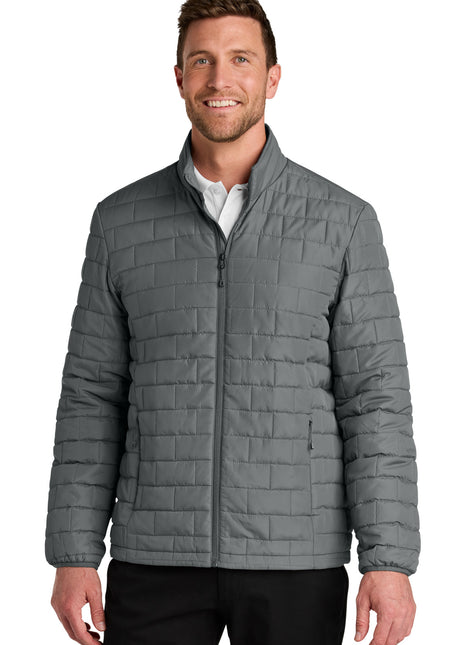 Port Authority® C-FREE® Brick Jacket J854 - Smoke Grey | Port Authority