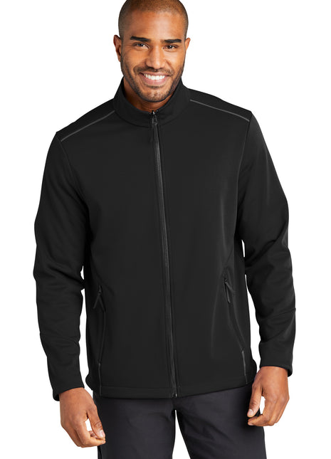 Port Authority® Collective Tech Soft Shell Jacket J921 - Deep Black | Port Authority
