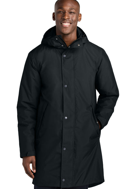 Sport-Tek® Waterproof Insulated Sideline Parka JST55 - Black | Sport-Tek