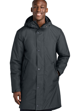 Sport-Tek® Waterproof Insulated Sideline Parka JST55 - Graphite | Sport-Tek