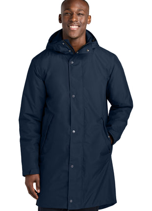 Sport-Tek® Waterproof Insulated Sideline Parka JST55 - True Navy | Sport-Tek