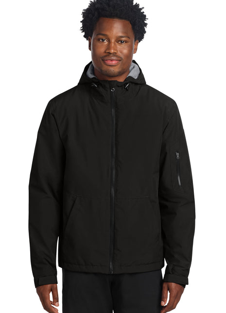 Sport-Tek® Waterproof Insulated Jacket JST56 - Black | Sport-Tek