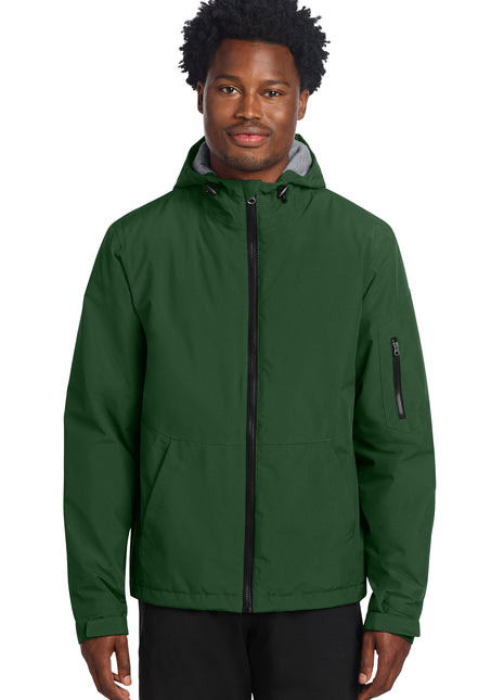 Sport-Tek® Waterproof Insulated Jacket JST56 - Forest Green | Sport-Tek