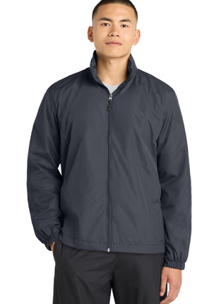 Sport-Tek® Full-Zip Wind Jacket. JST70 - Graphite | Sport-Tek