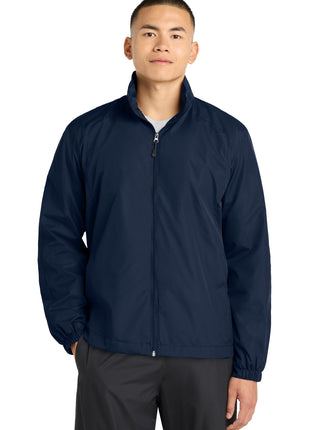 Sport-Tek® Full-Zip Wind Jacket. JST70 - True Navy | Sport-Tek