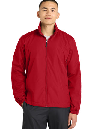 Sport-Tek® Full-Zip Wind Jacket. JST70 - True Red | Sport-Tek