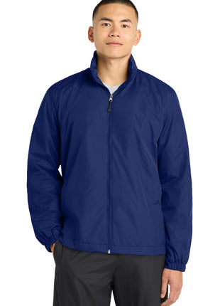 Sport-Tek® Full-Zip Wind Jacket. JST70 - True Royal | Sport-Tek