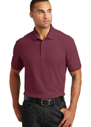 Port Authority® Core Classic Pique Polo. K100 - Burgundy | Port Authority