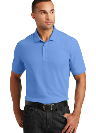 Port Authority® Core Classic Pique Polo. K100 - Carolina Blue | Port Authority