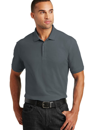 Port Authority® Core Classic Pique Polo. K100 - Graphite | Port Authority