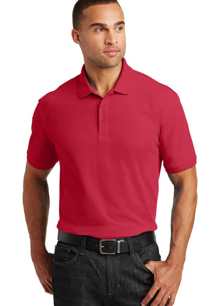 Port Authority® Core Classic Pique Polo. K100 - Rich Red | Port Authority