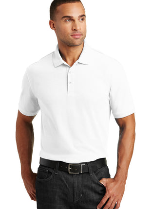 Port Authority® Core Classic Pique Polo. K100 - White | Port Authority
