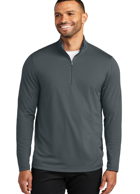 Port Authority® Dry Zone® UV Micro-Mesh 1/4-Zip K112 - Graphite | Port Authority