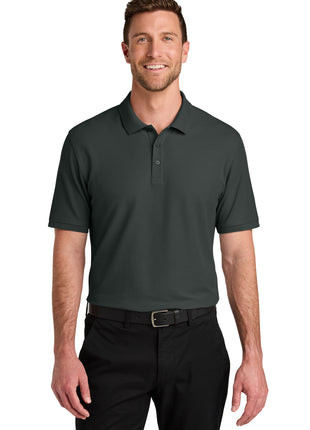 Port Authority® Wearever Signature Pique Polo K200 - Grey Smoke | Port Authority