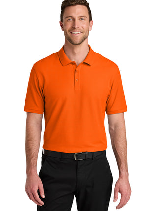 Port Authority® Wearever Signature Pique Polo K200 - Neon Orange | Port Authority