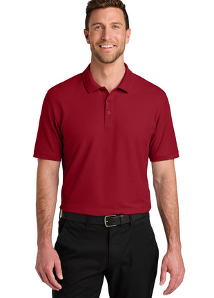 Port Authority® Wearever Signature Pique Polo K200 - Rich Red | Port Authority