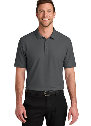 Port Authority® Wearever Signature Pique Polo K200 - Storm Grey | Port Authority