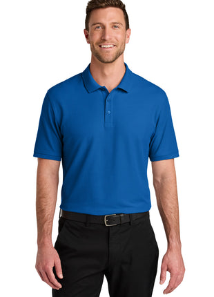 Port Authority® Wearever Signature Pique Polo K200 - Strong Blue | Port Authority