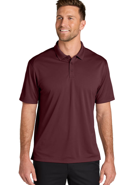 Port Authority® Wearever Performance Pique Polo K240 - Burgundy | Port Authority