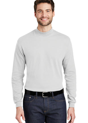 Port Authority® Interlock Knit Mock Turtleneck.  K321 - White | Port Authority