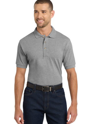 Port Authority® Heavyweight Cotton Pique Polo.  K420 - Oxford | Port Authority
