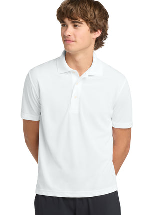 Sport-Tek® Dri-Mesh® Polo.  K469 - White | Sport-Tek