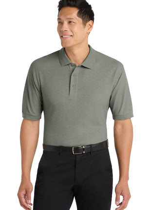 Port Authority® Extended Size Silk Touch™ Polo K500ES - Cool Grey | Port Authority