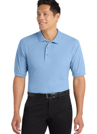 Port Authority® Extended Size Silk Touch™ Polo K500ES - Light Blue | Port Authority