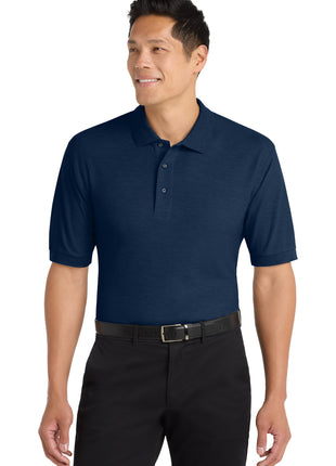 Port Authority® Extended Size Silk Touch™ Polo K500ES - Navy | Port Authority