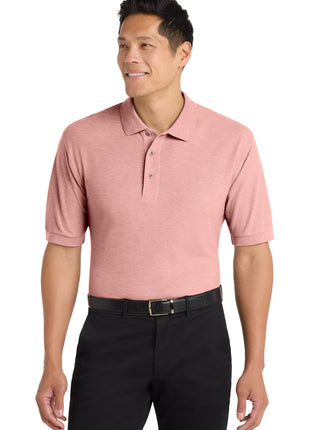 Port Authority® Silk Touch™ Polo K500 - Light Pink | Port Authority
