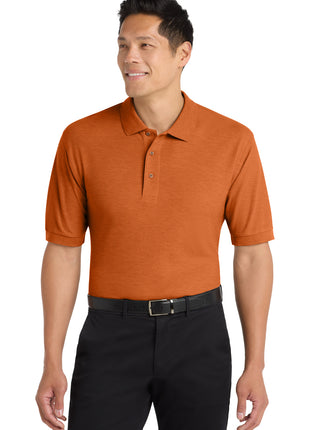Port Authority® Silk Touch™ Polo K500 - Texas Orange | Port Authority